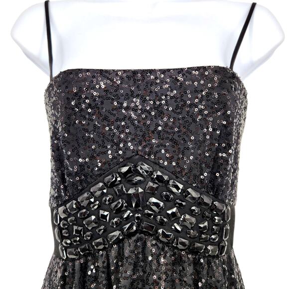 Vintage Cache Sequined Bubble Hem Mini Dress - Picture 4 of 4
